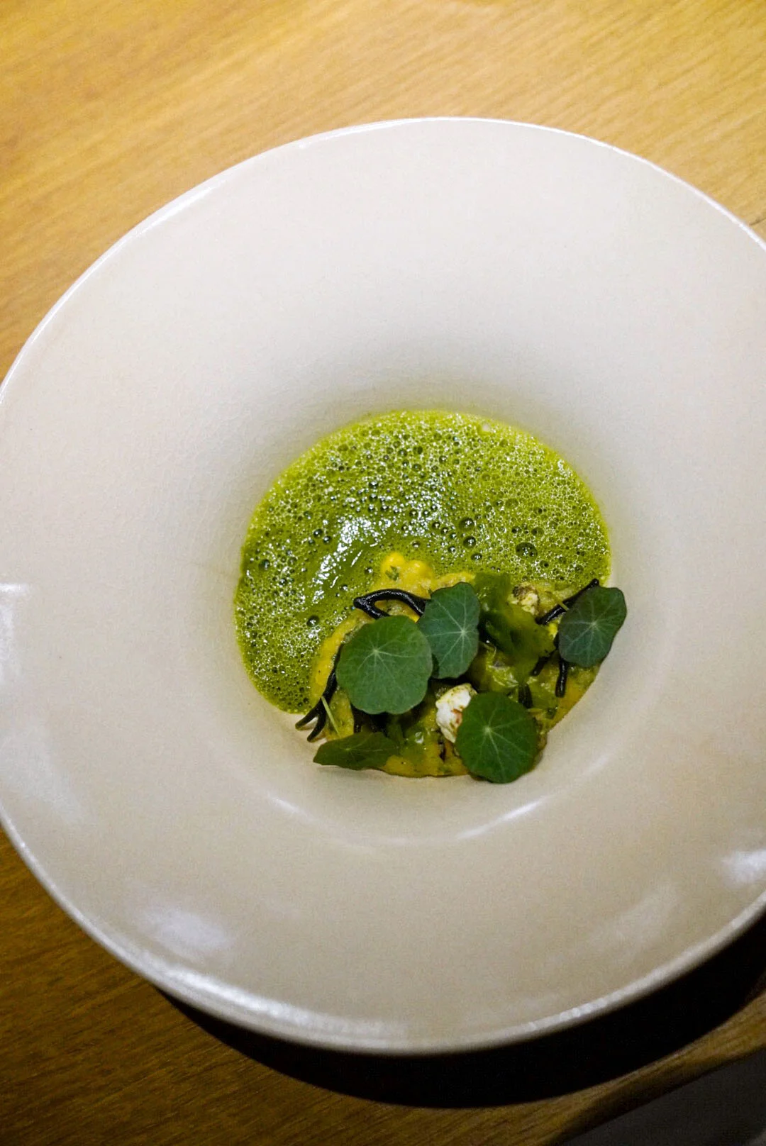 Corn, “xerém”, seaweed, indian cress