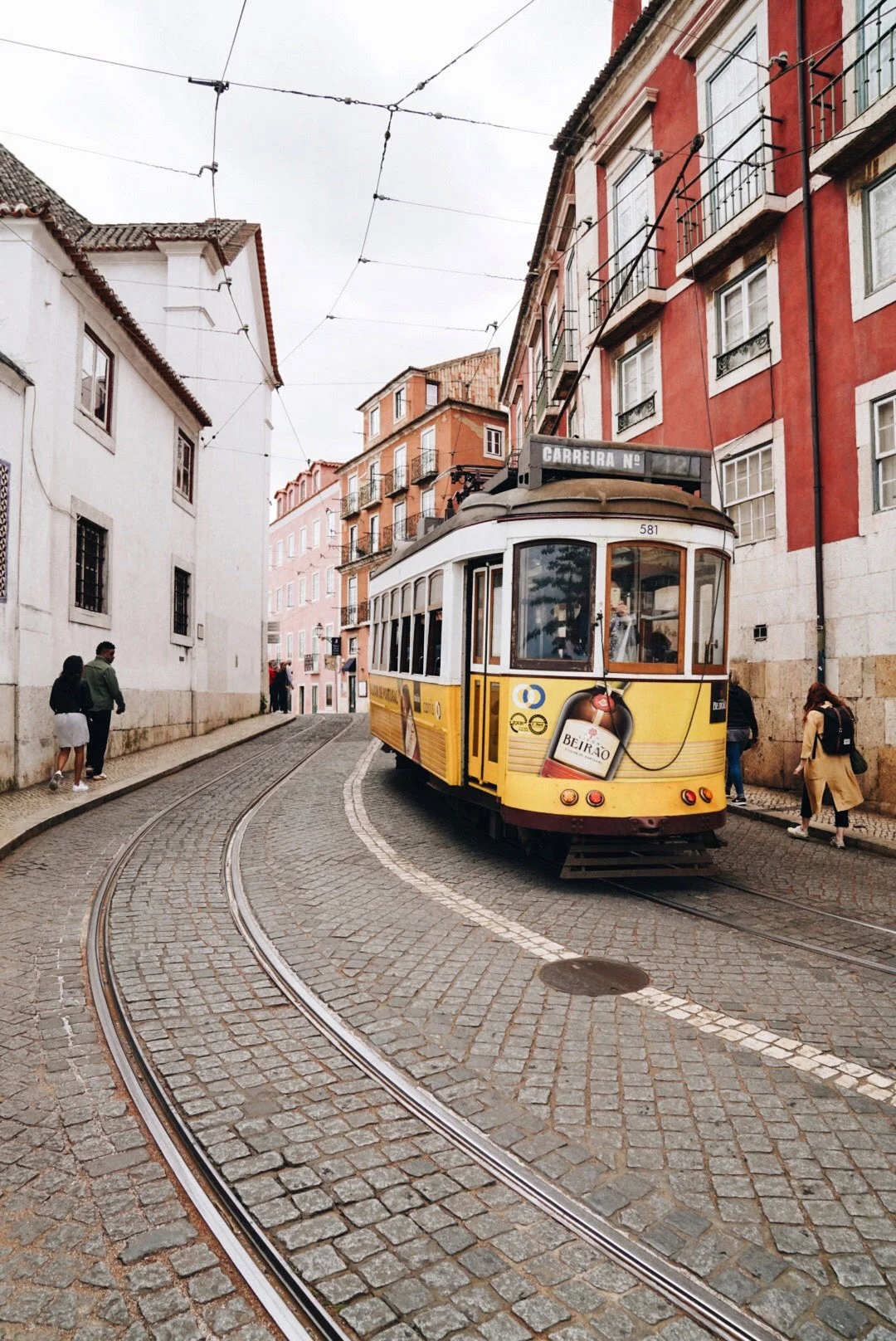 First Tram on sight!