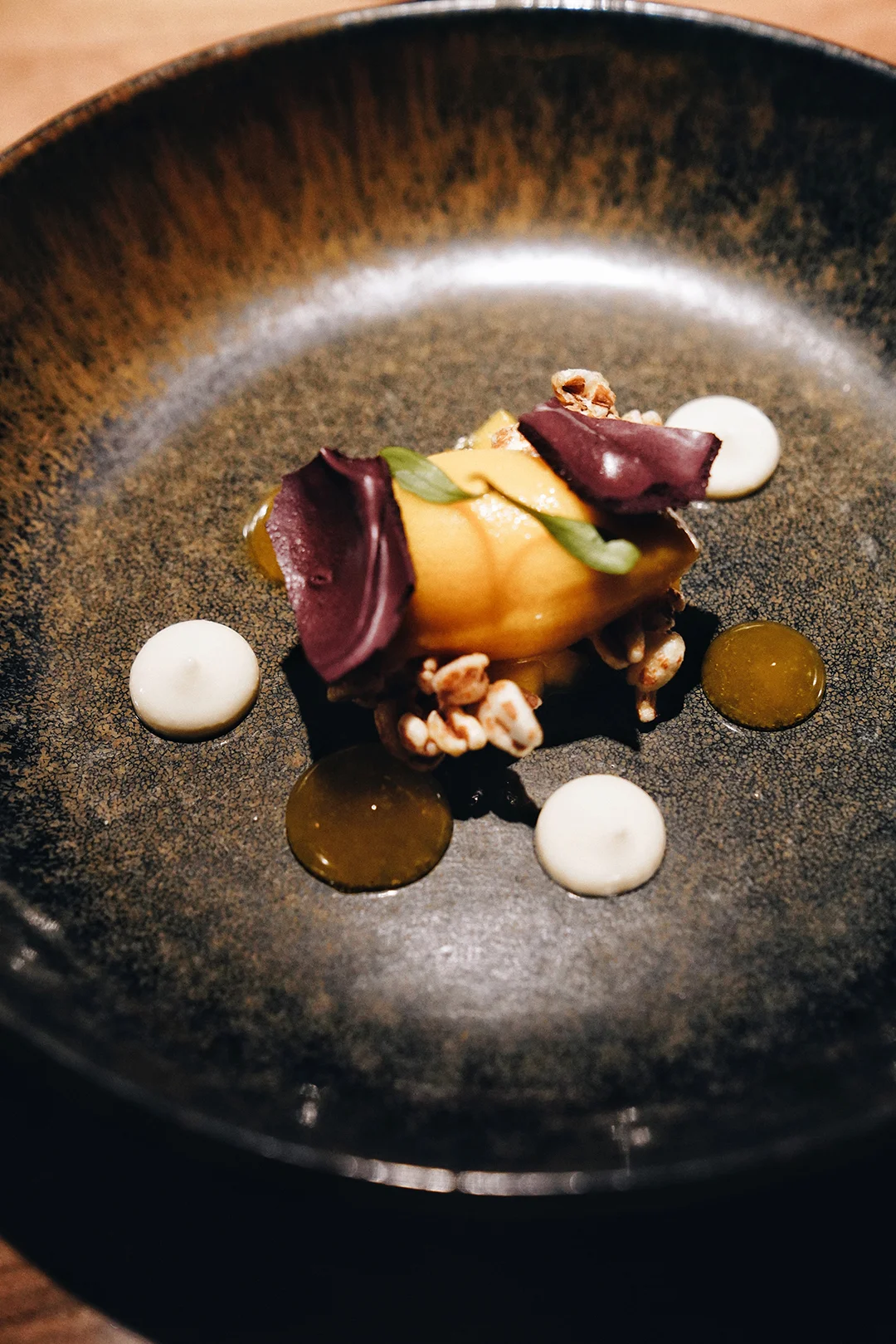 Passionfruit and yoghurt
