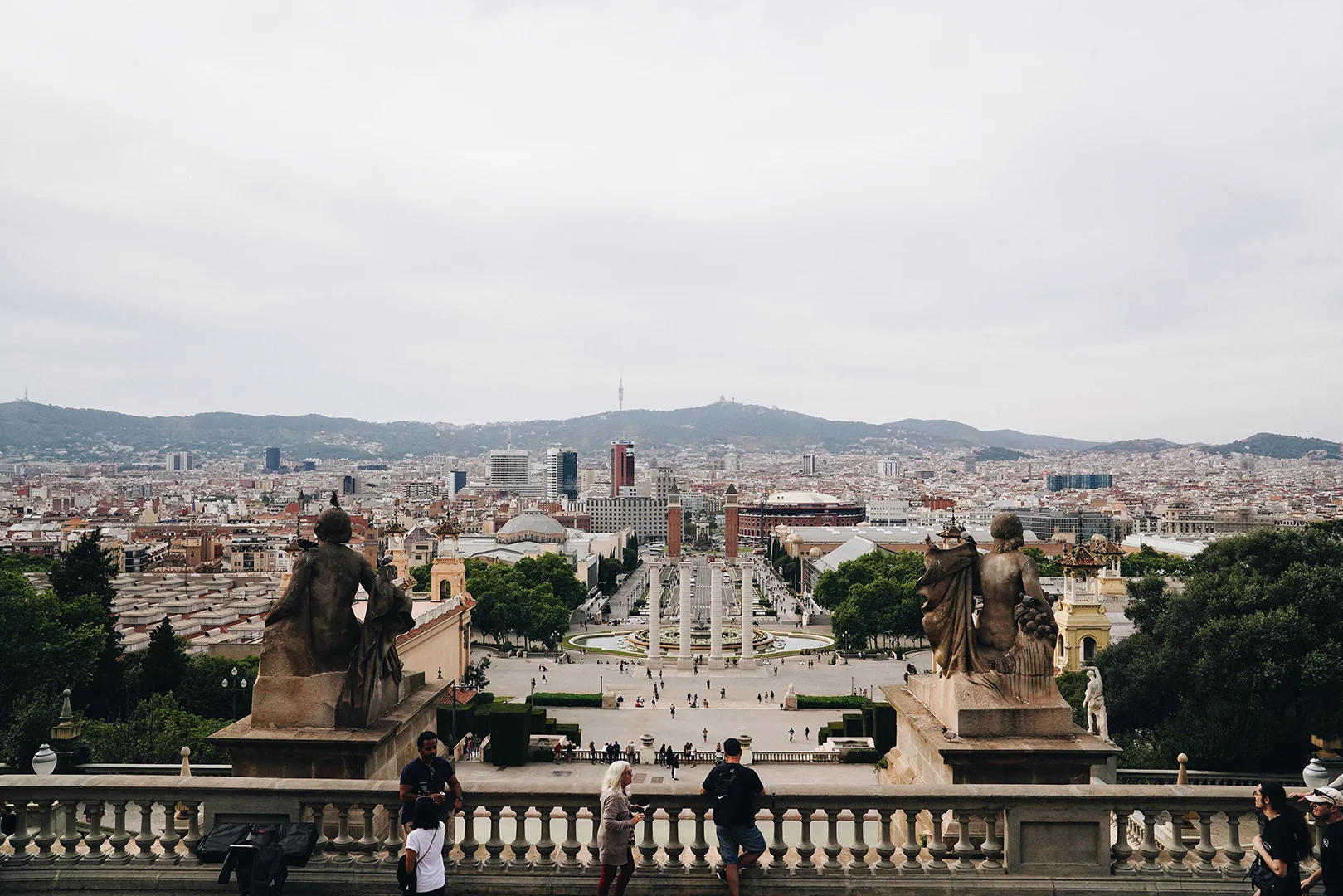 View of the city from Montjuïc