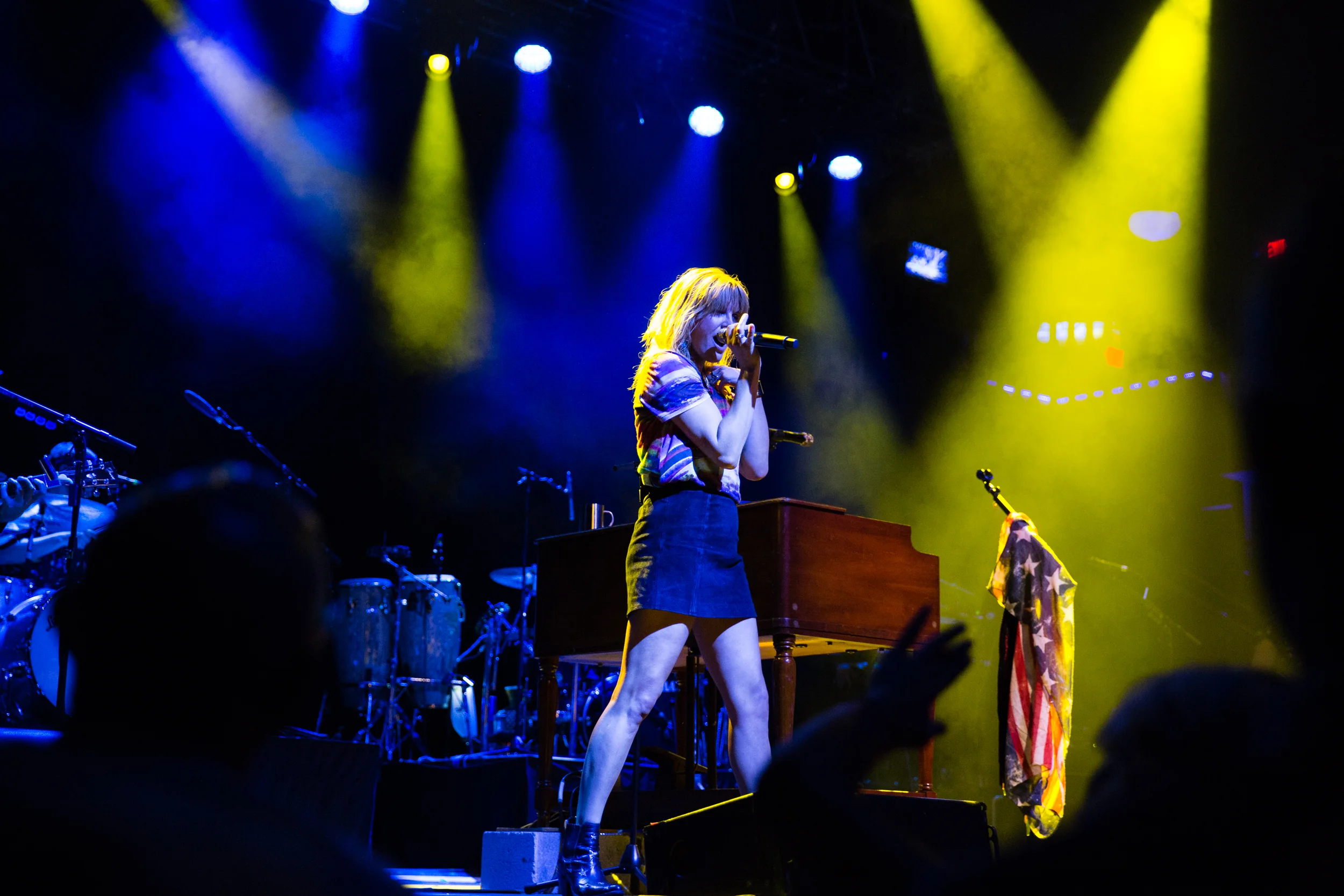 Grace Potter performs at the Electric Factory in Philadelphia during the 2016 Democratic National Convention.