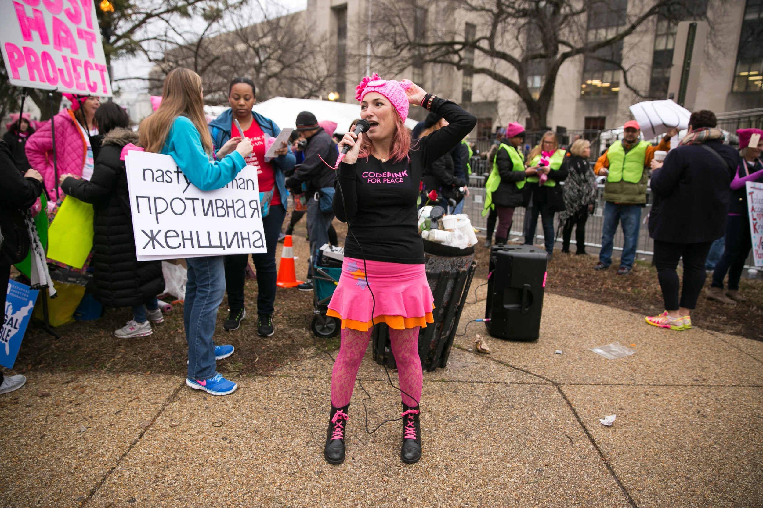 The Women’s March in Washington D.C. on January 21, 2017