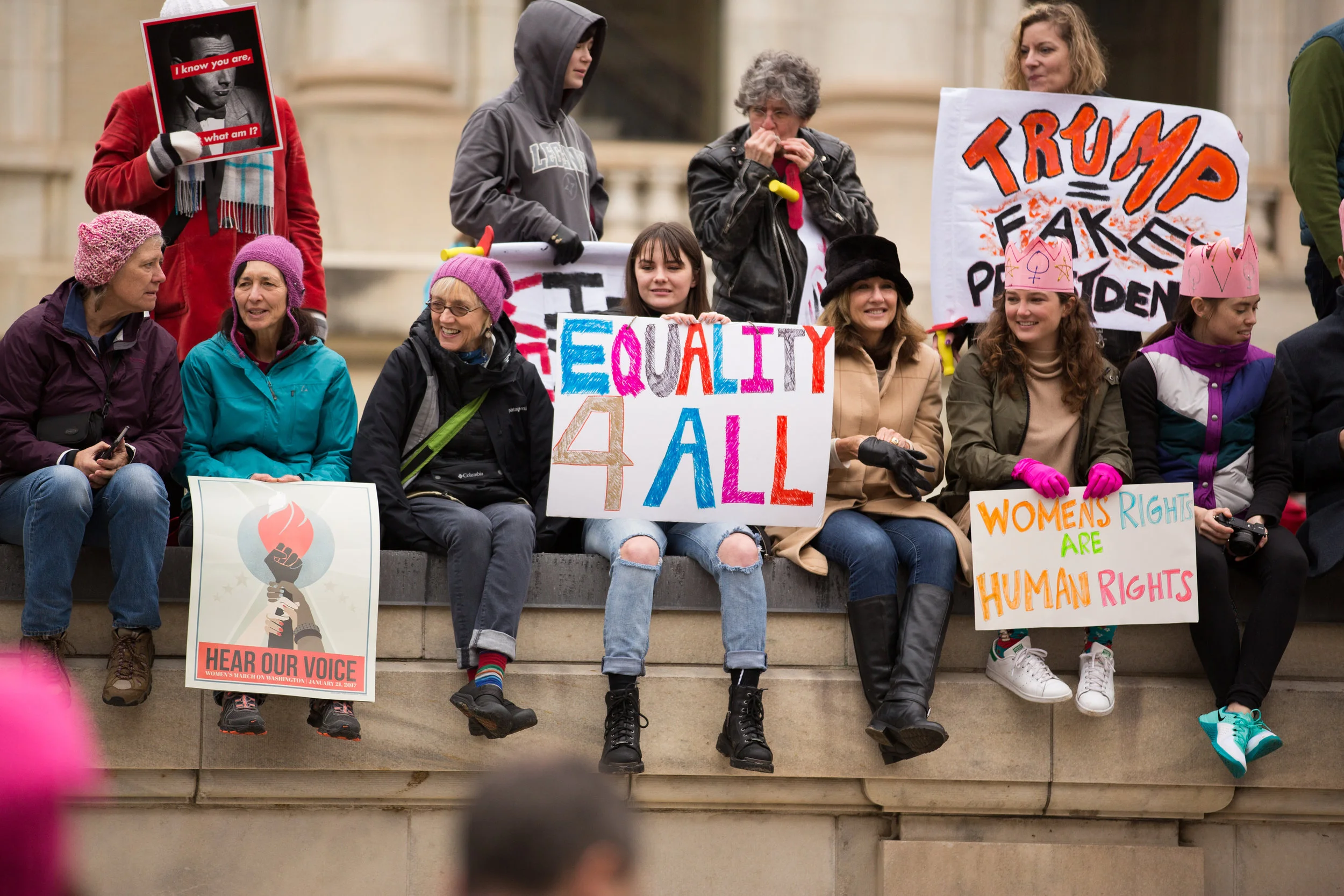 The Women’s March in Washington D.C. on January 21, 2017