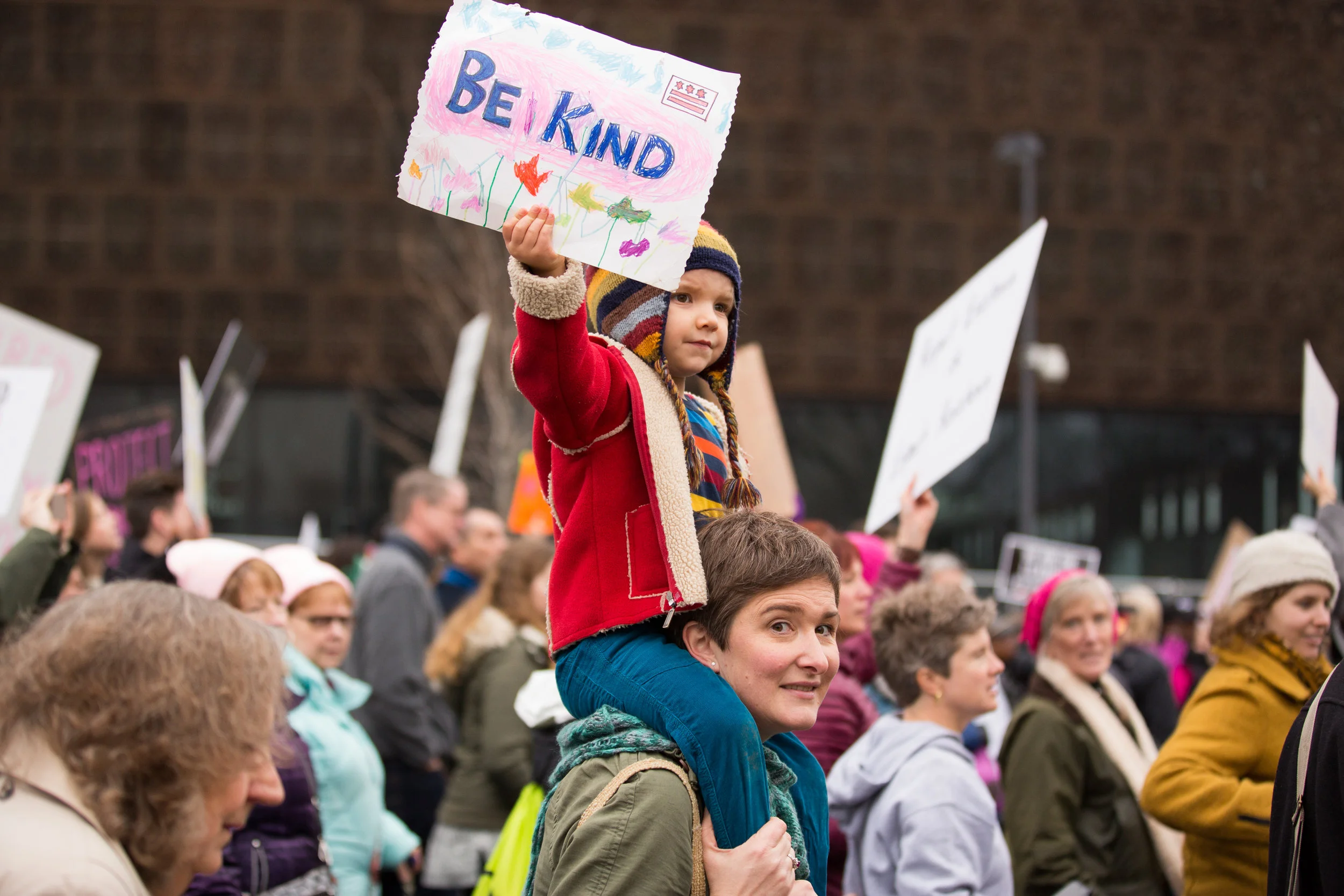 The Women’s March in Washington D.C. on January 21, 2017
