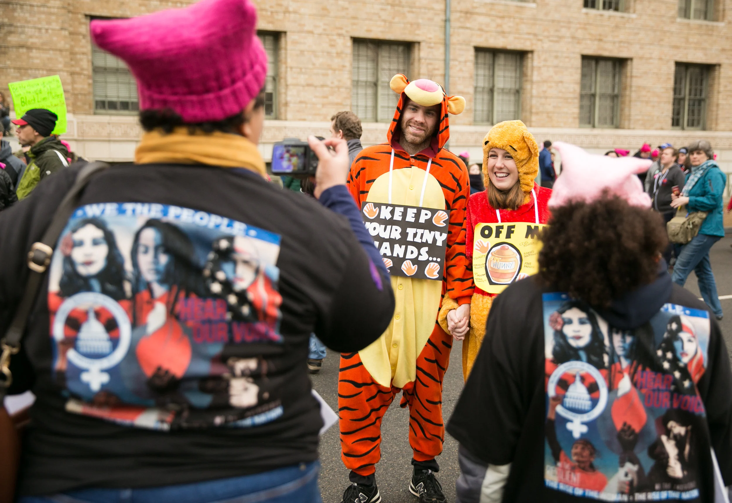 The Women’s March in Washington D.C. on January 21, 2017
