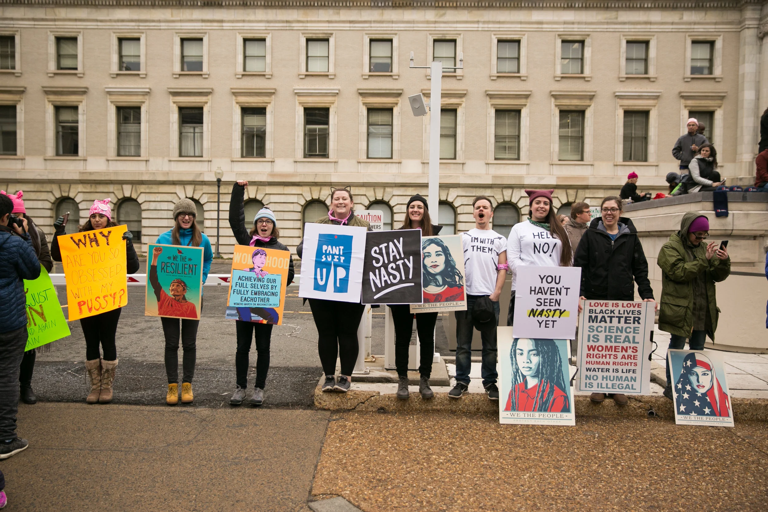The Women’s March in Washington D.C. on January 21, 2017