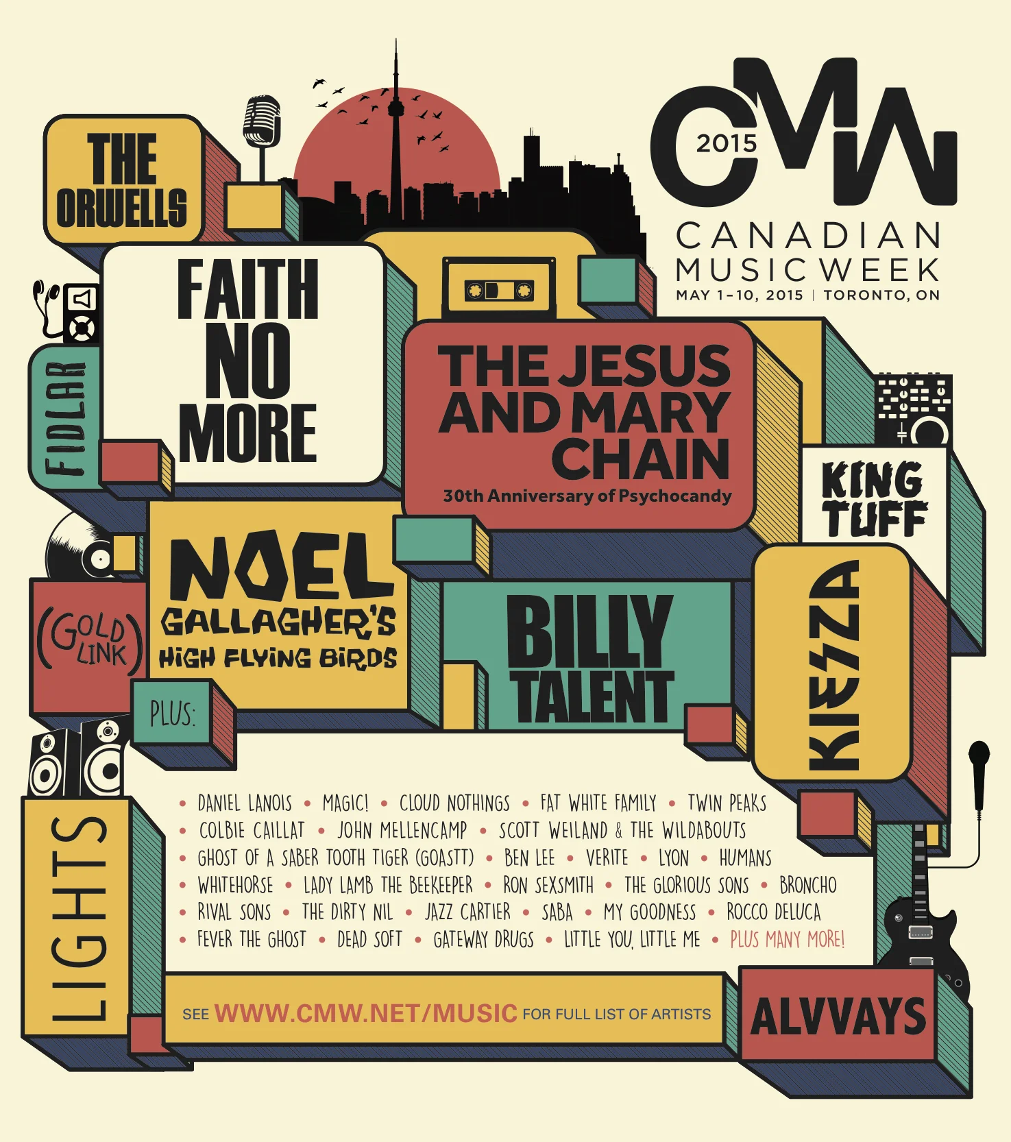 Canadian Music Week announces their first wave of performers.