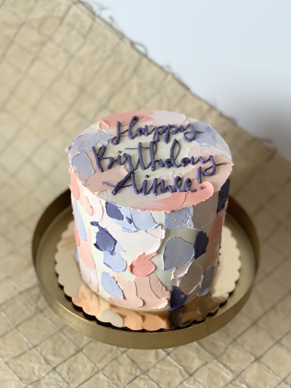 Brush Stroke Cake Design – Bizcocho de Colores