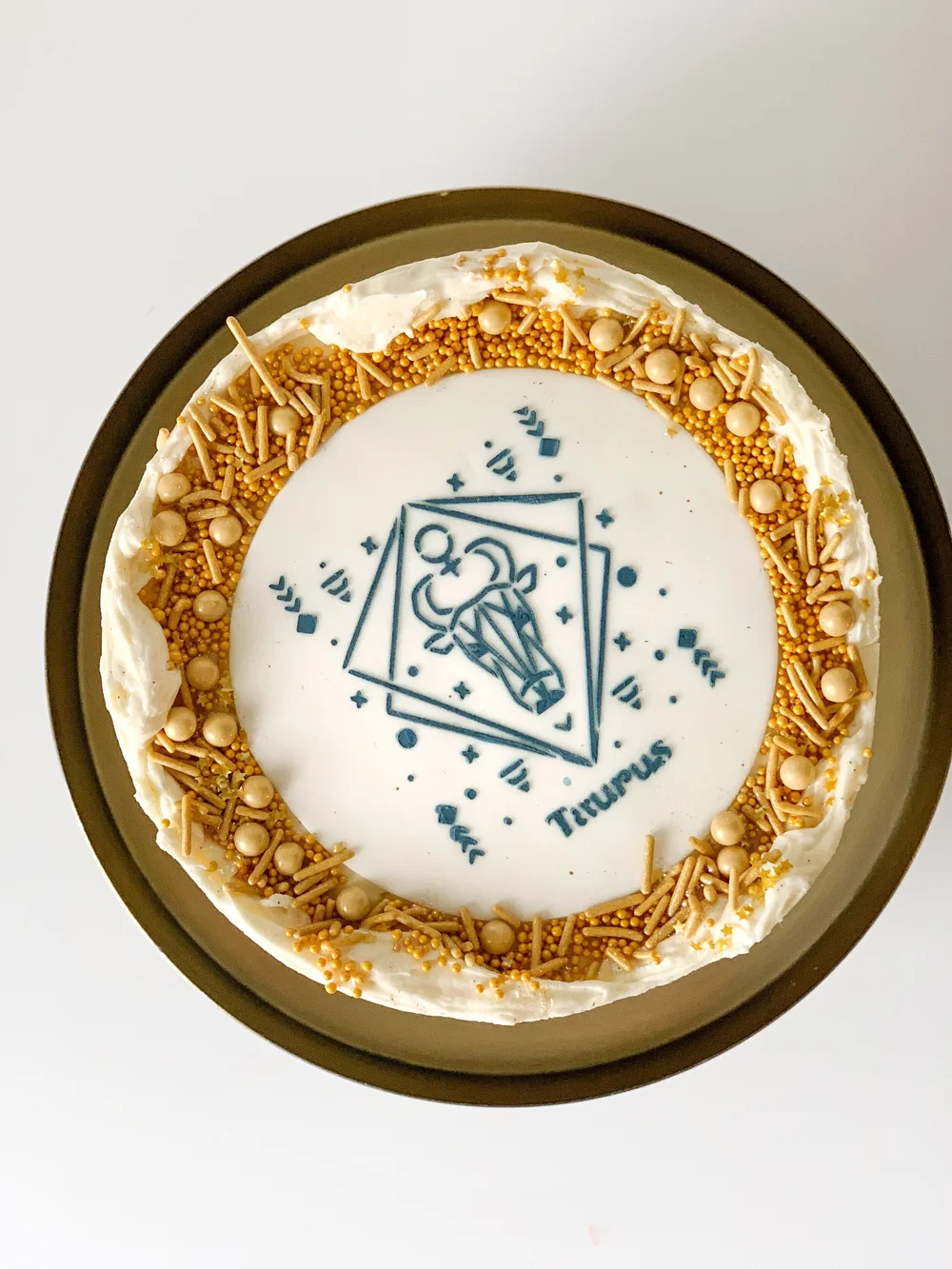 Taurus Birthday Cake
