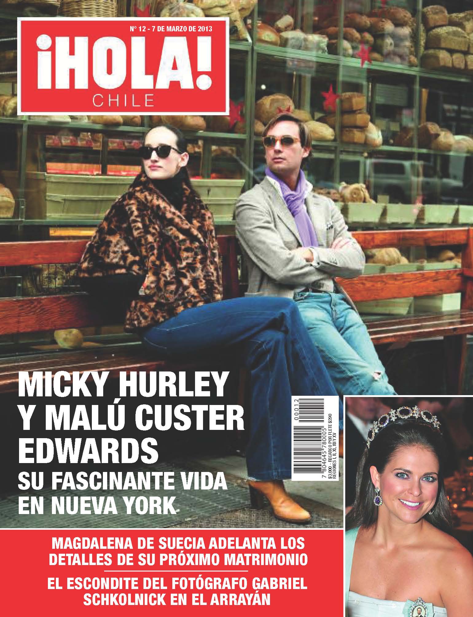 Micky Hurley Hola Chile Magazine Cover
