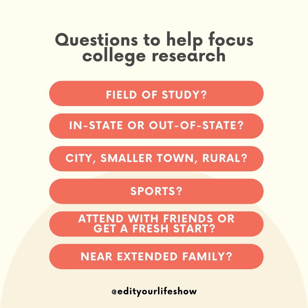 College Application First Steps | Edit Your Life Episode 242