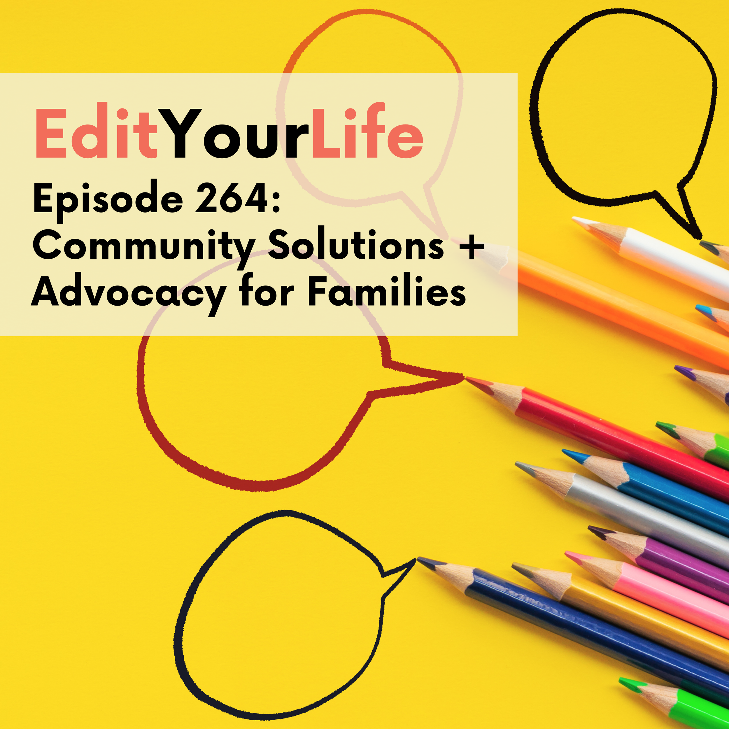 Community Solutions + Advocacy for Families | Edit Your Life Episode 264