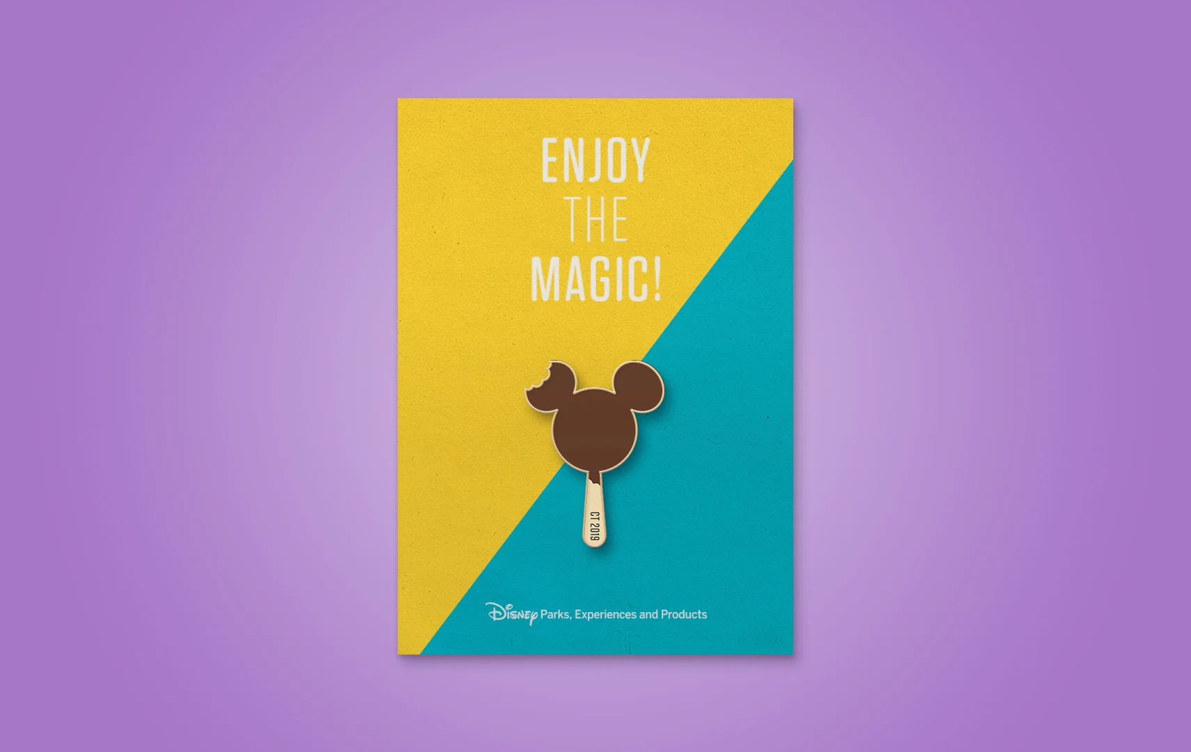  This campaign also included designing a cloisonné pin, seen here. 