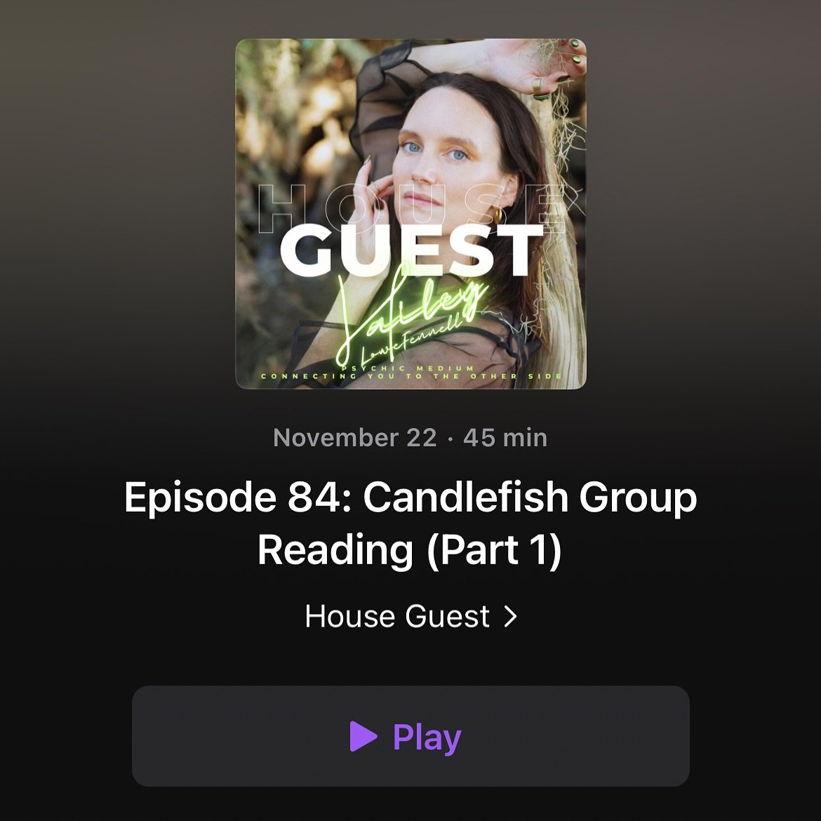 On episode 84 Hailey gives a group reading to the team at Charleston candle boutique &lsquo;Candlefish&rsquo;. This is the first in a two part series and is such a beautiful reminder of why Group Readings are so impactful with bringing the team close
