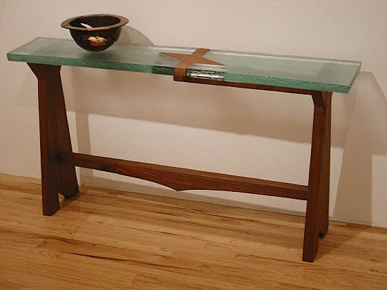 Mahogany Console