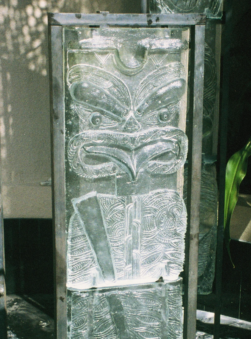 Totem fountain detail