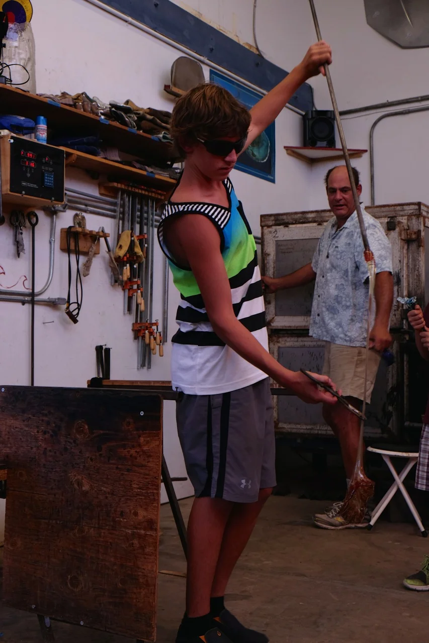 Private Lesson in the Studio. 