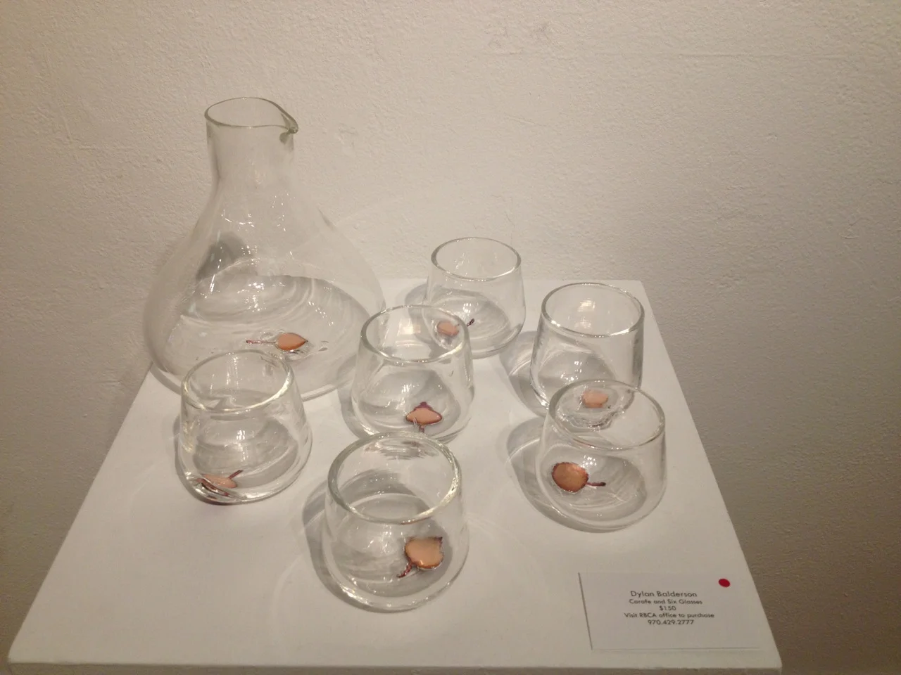 Aspen Leaf Custom Glassware