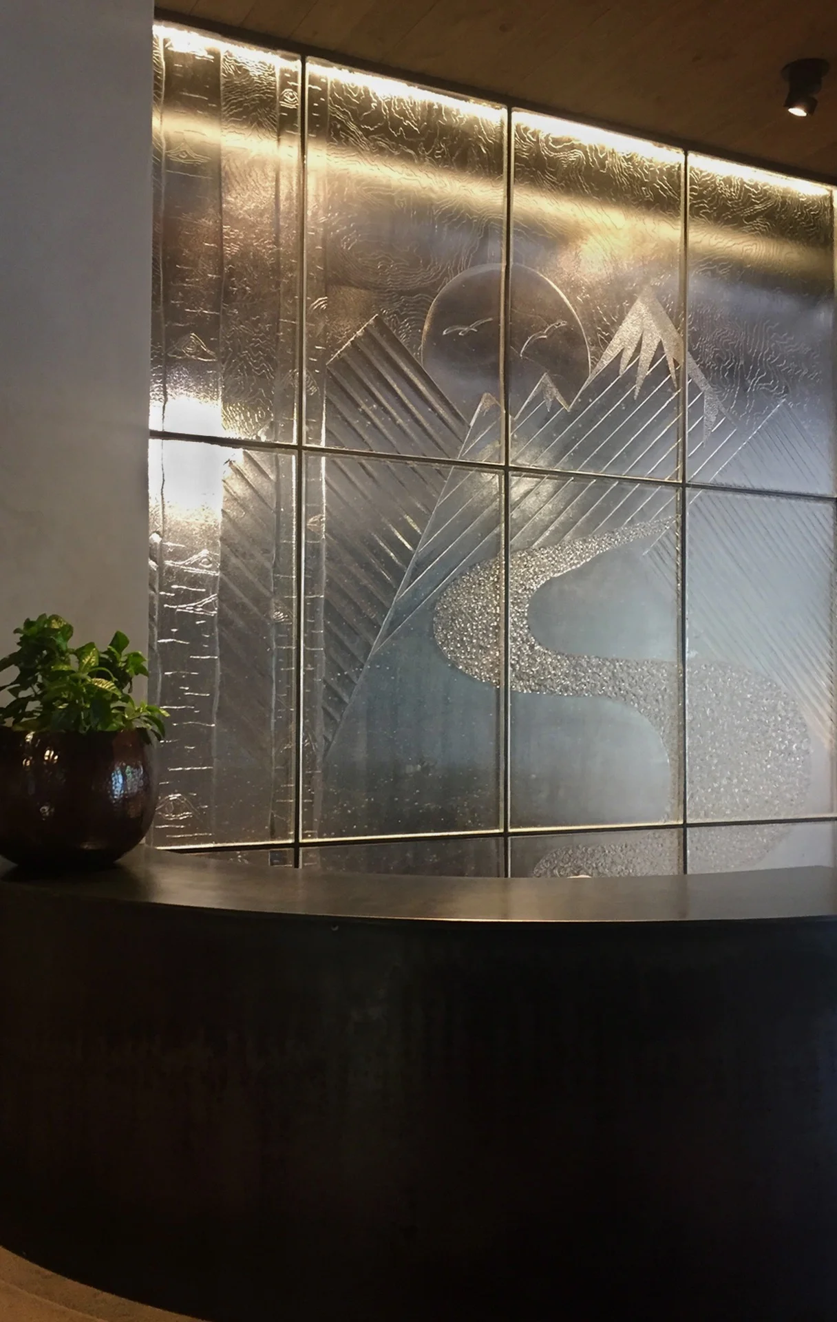 Office Reception Wall