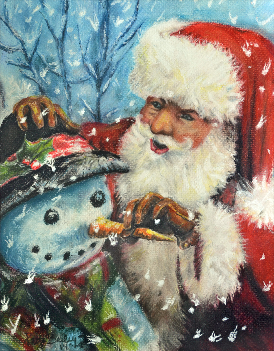 Santa and Frosty