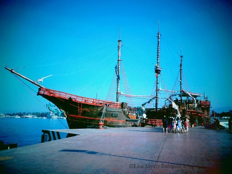 A "pirate ship" on which we took a day trip two years ago. Credit: Lisa Myers Bulmash