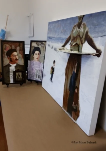 Studio visit: up close and personal with my art