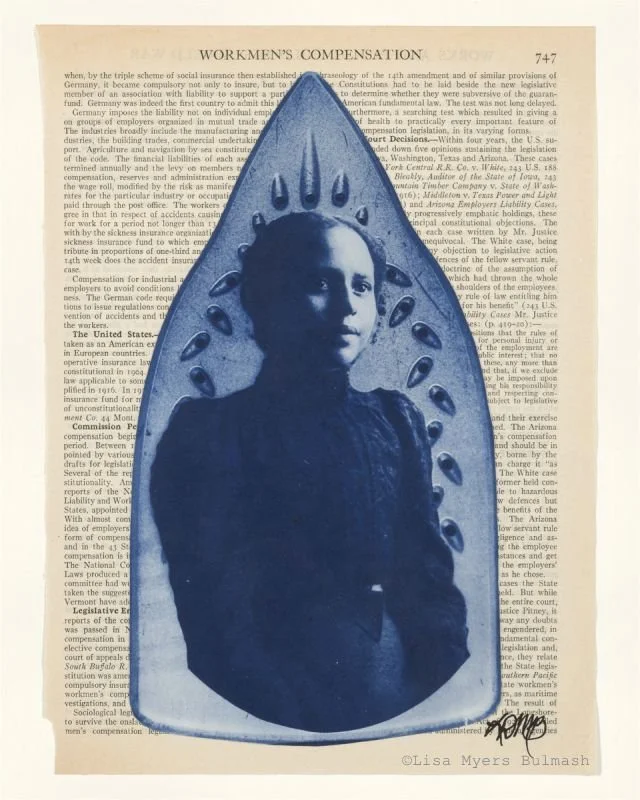 From Can't See to Can't See (Workmen's Comp 2)
Collage on paper
15.25 x 12 x 1 inches
Photo credit: Bellevue Fine Art Reproduction