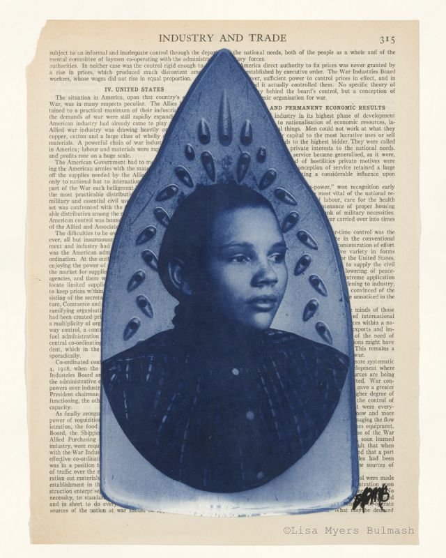 From Can't See to Can't See (Industry and Trade)
Collage on paper
15.25 x 12 x 1 inches
Photo credit: Bellevue Fine Art Reproduction