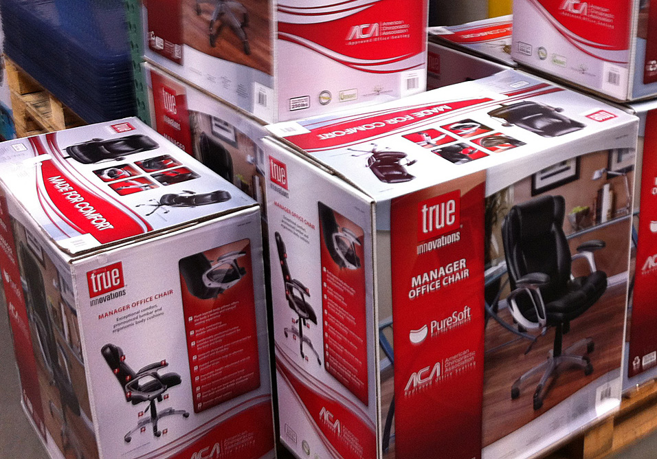 Costco Packaging Inside Store