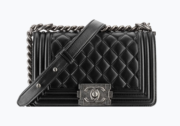 This small Chanel Boy bag in metallic calfskin retails for $4,000. Photo by Chanel.