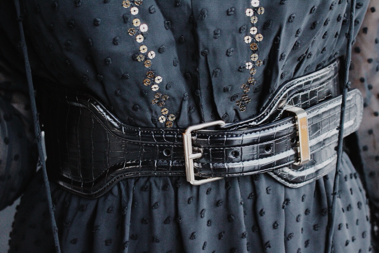 This python-embossed faux leather belt went fast at my Target! I debated putting it back until I saw all were taken less than half an hour after Target doors opened.