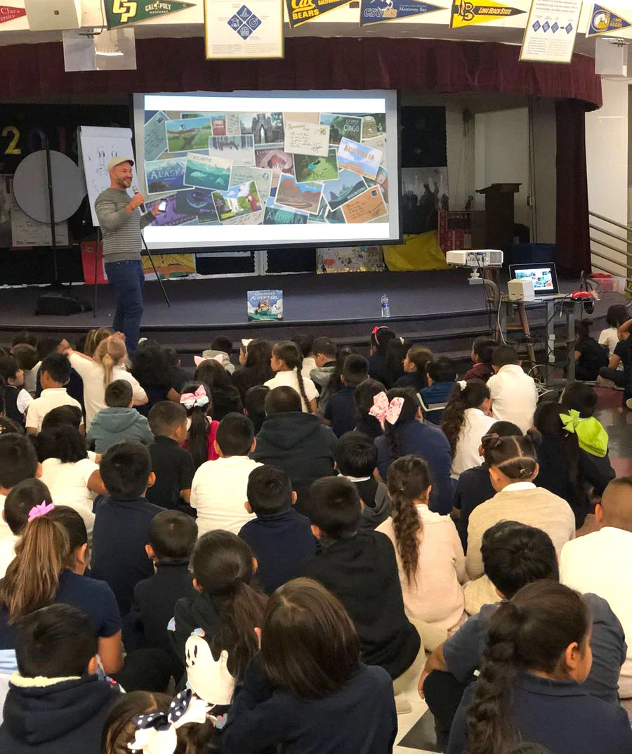 Visit to Edenvale Elementary School, San Jose, CA.