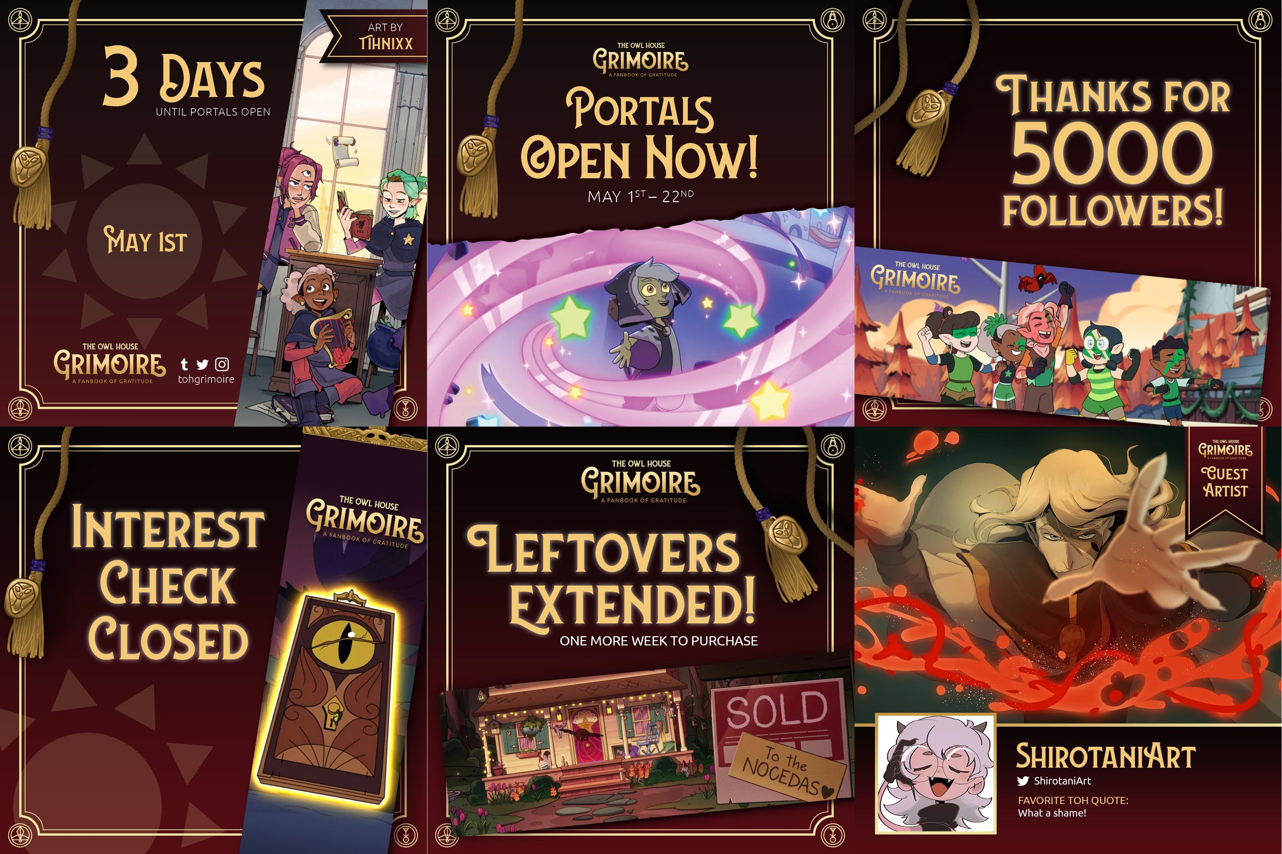 Grimoire Social Graphics