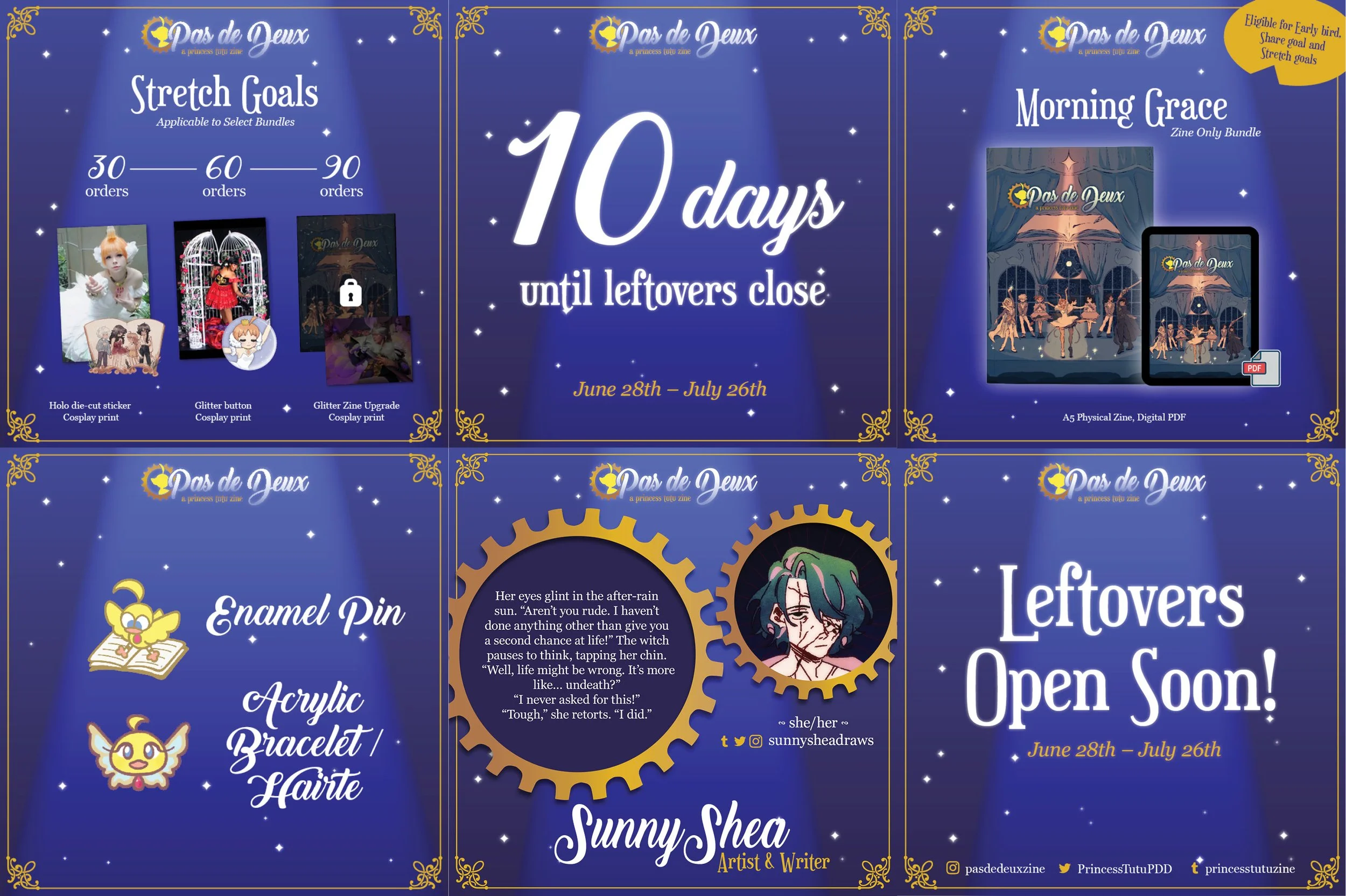 Pas De Deux Social Graphics