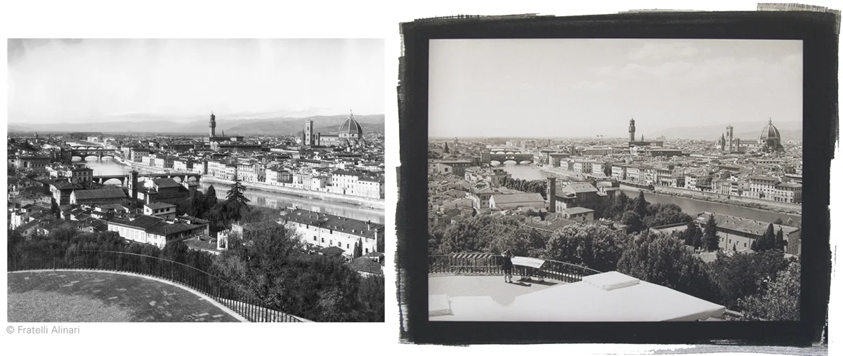 Panorama of the city seen from Piazzale Michelangelo, Florence, Italy