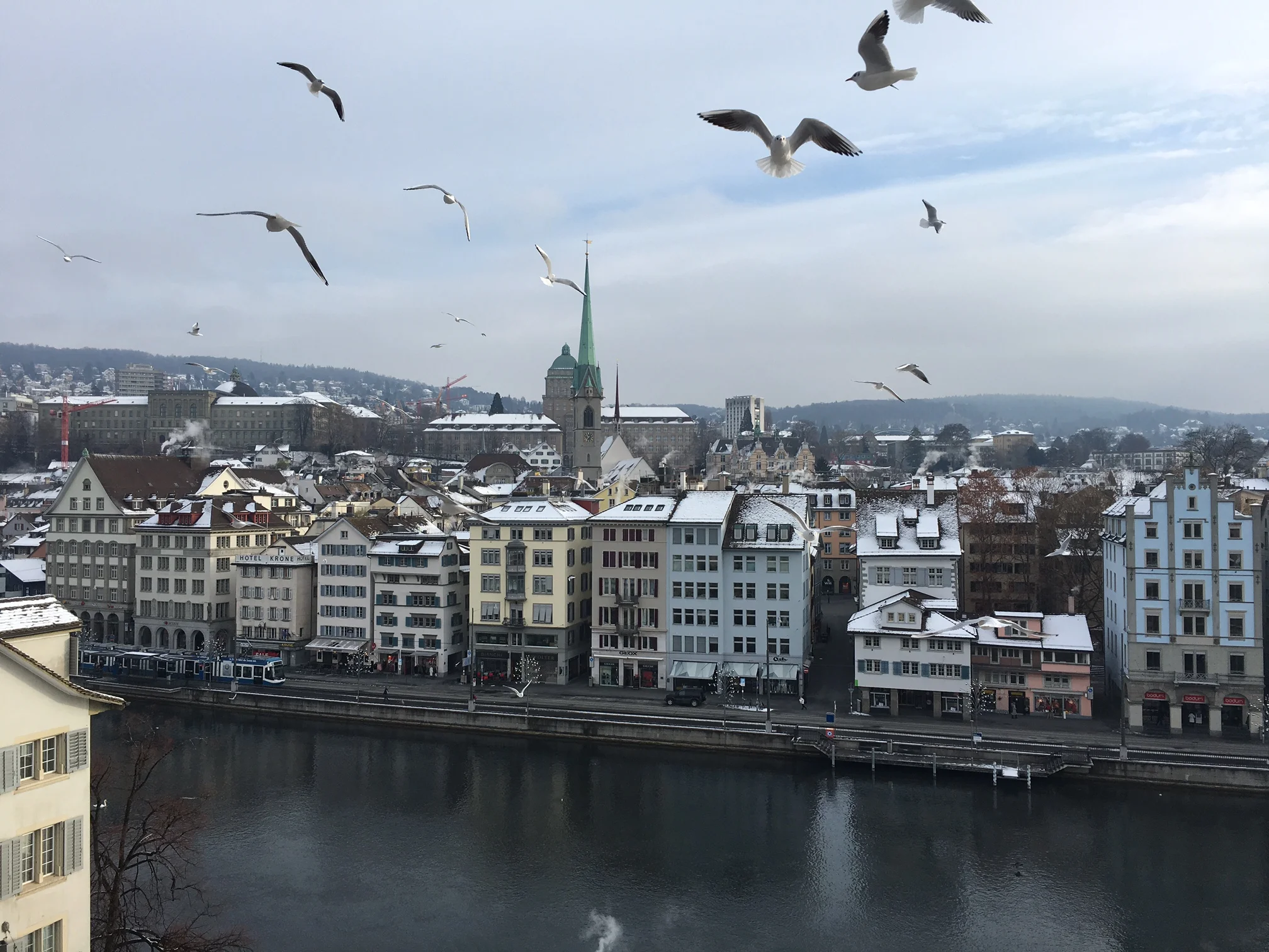 Lindenhof Park in Zurich