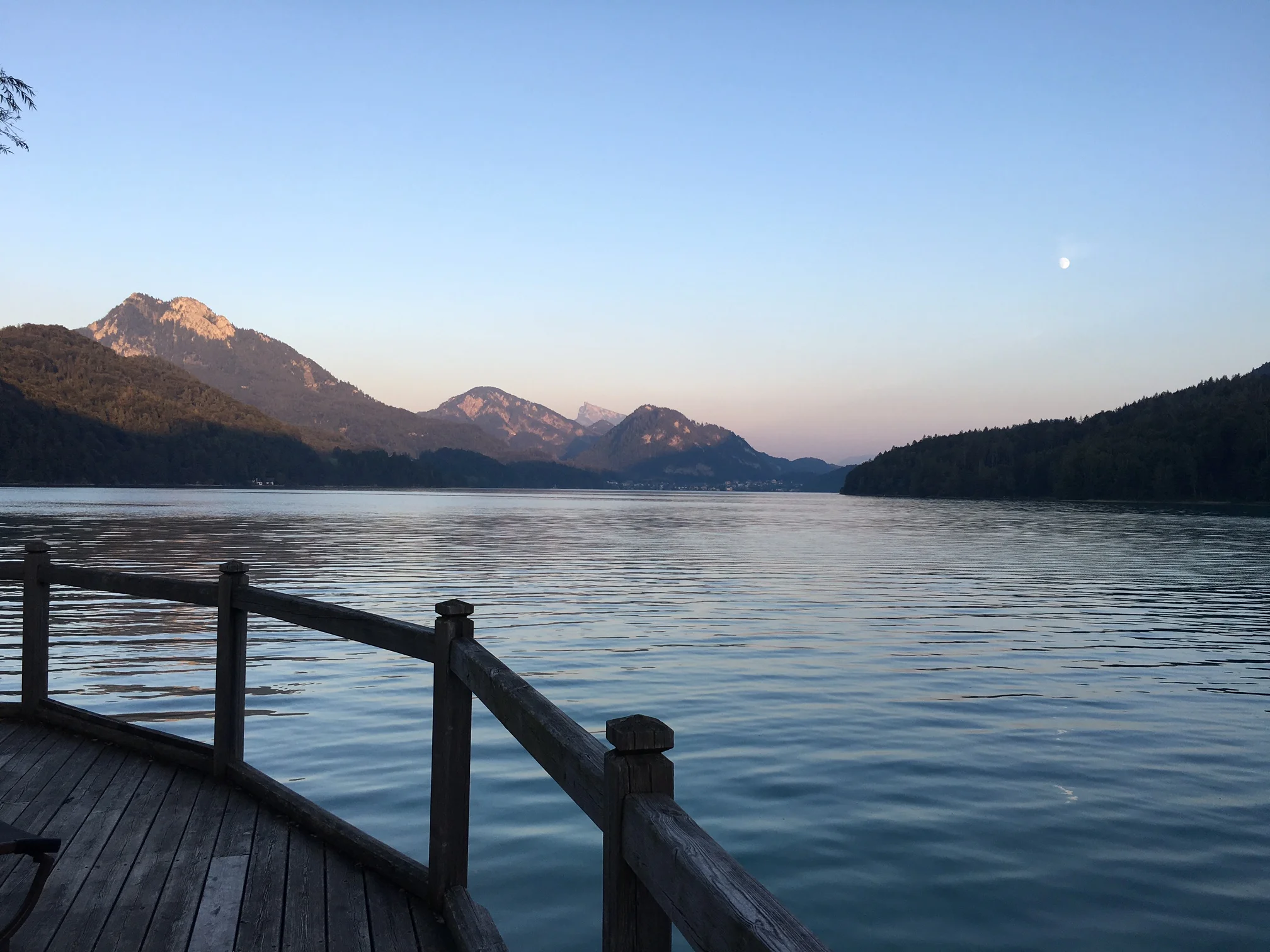Will never forget this sunset swim in the lake! 