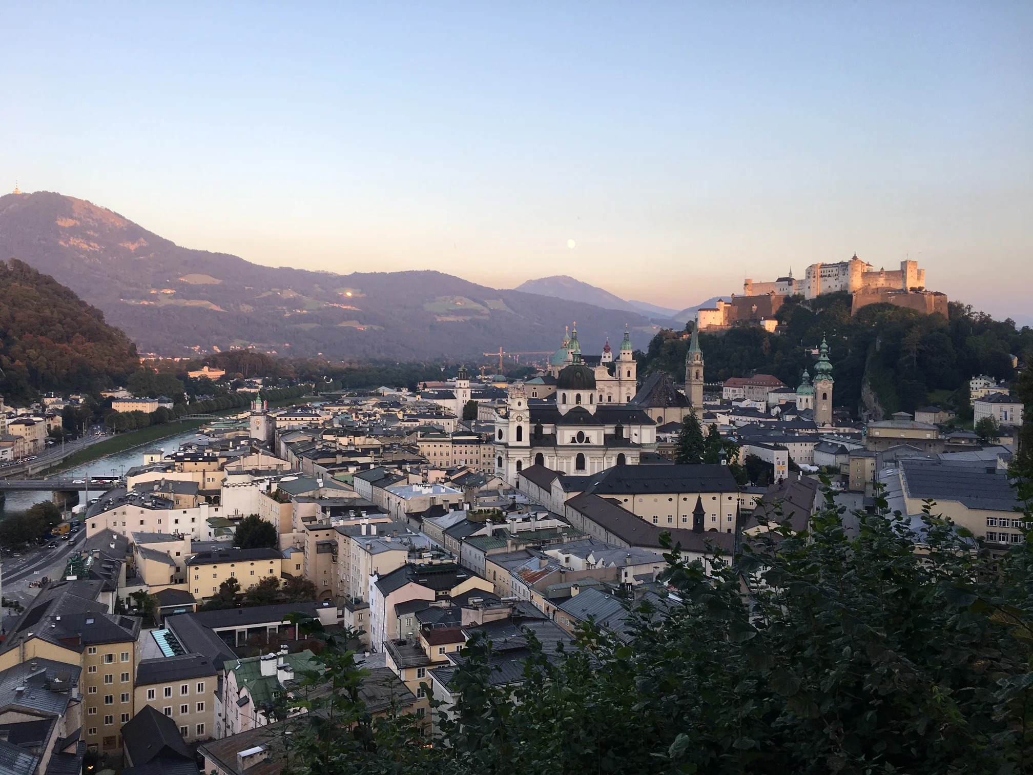 Sunset in Salzburg
