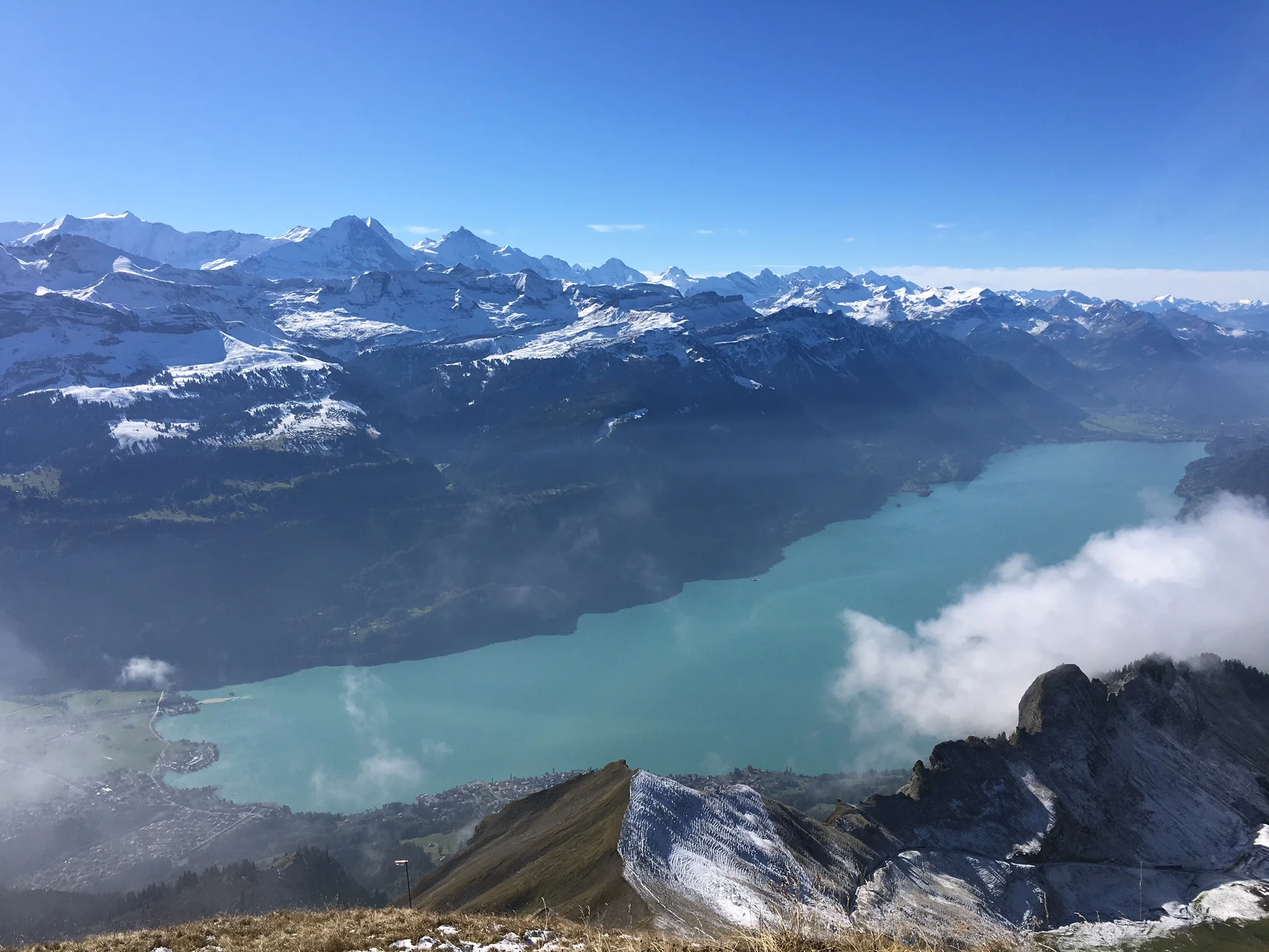 WOW view from the Rothorn in Switzerland 