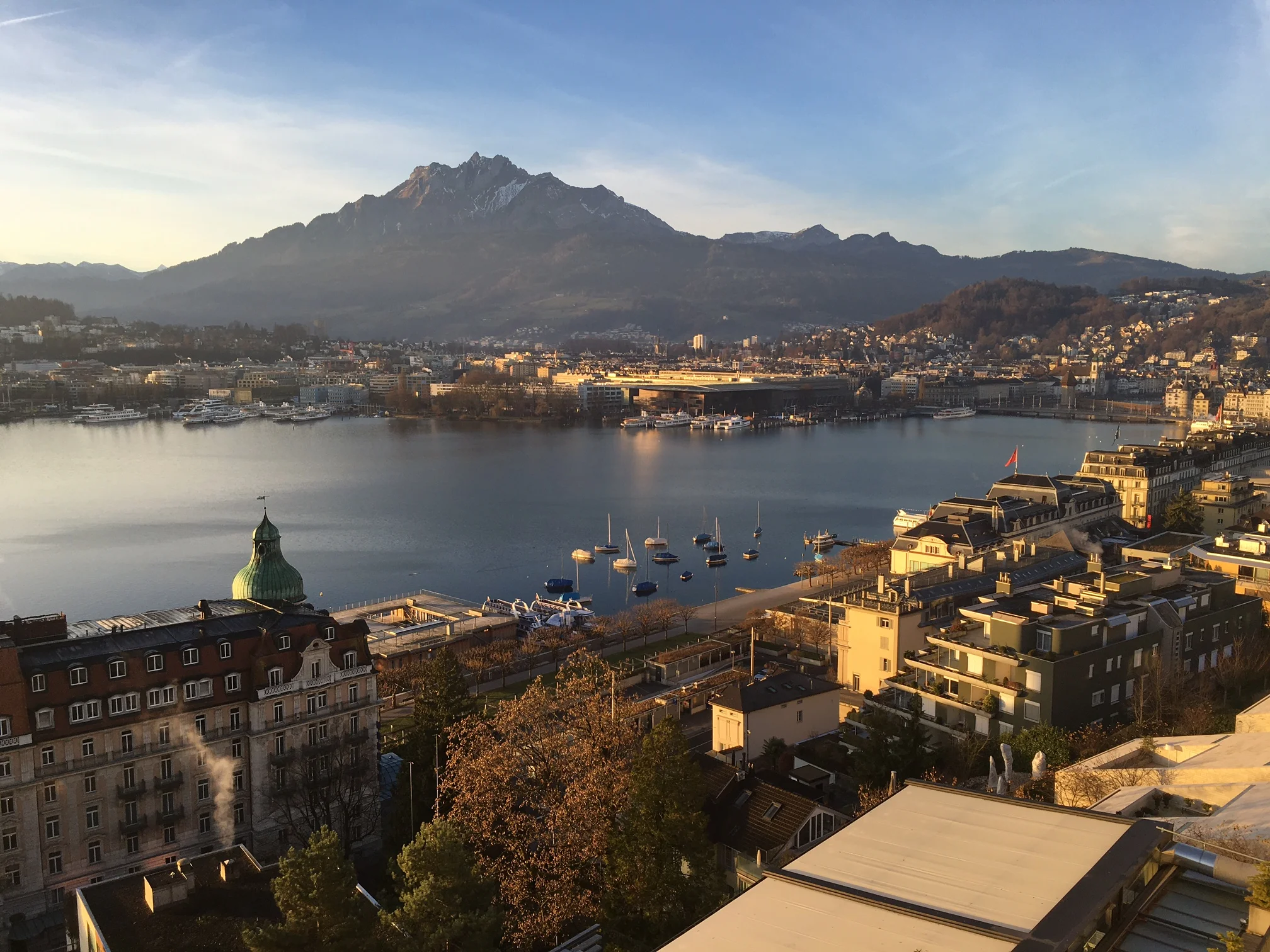 Christmas Day - Art Deco Hotel Montana, Lucerne