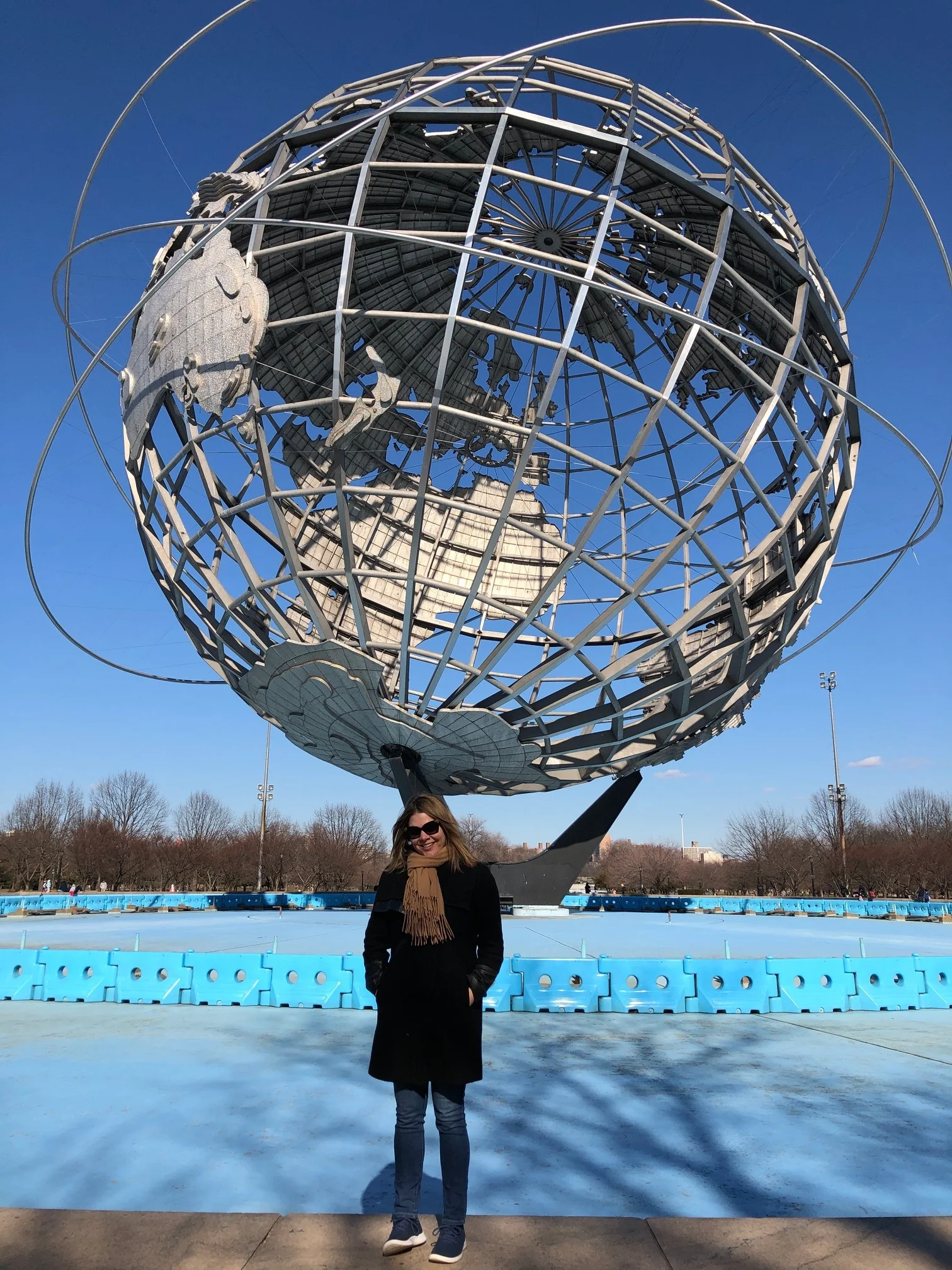 The Unisphere, built for the 1964 World’s Fair.