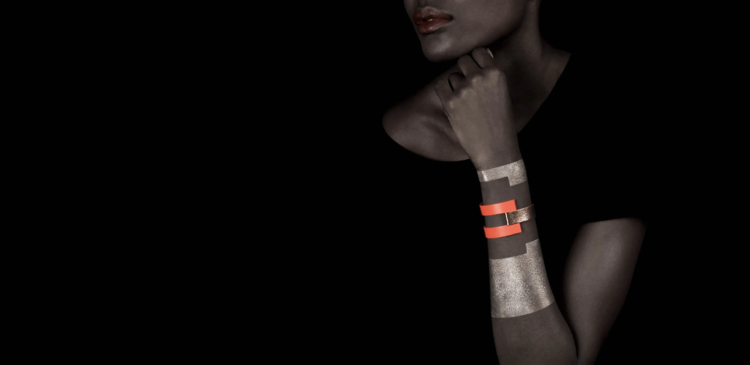 CAMILLE ROUSSEL - Bracelet cuir reversibel