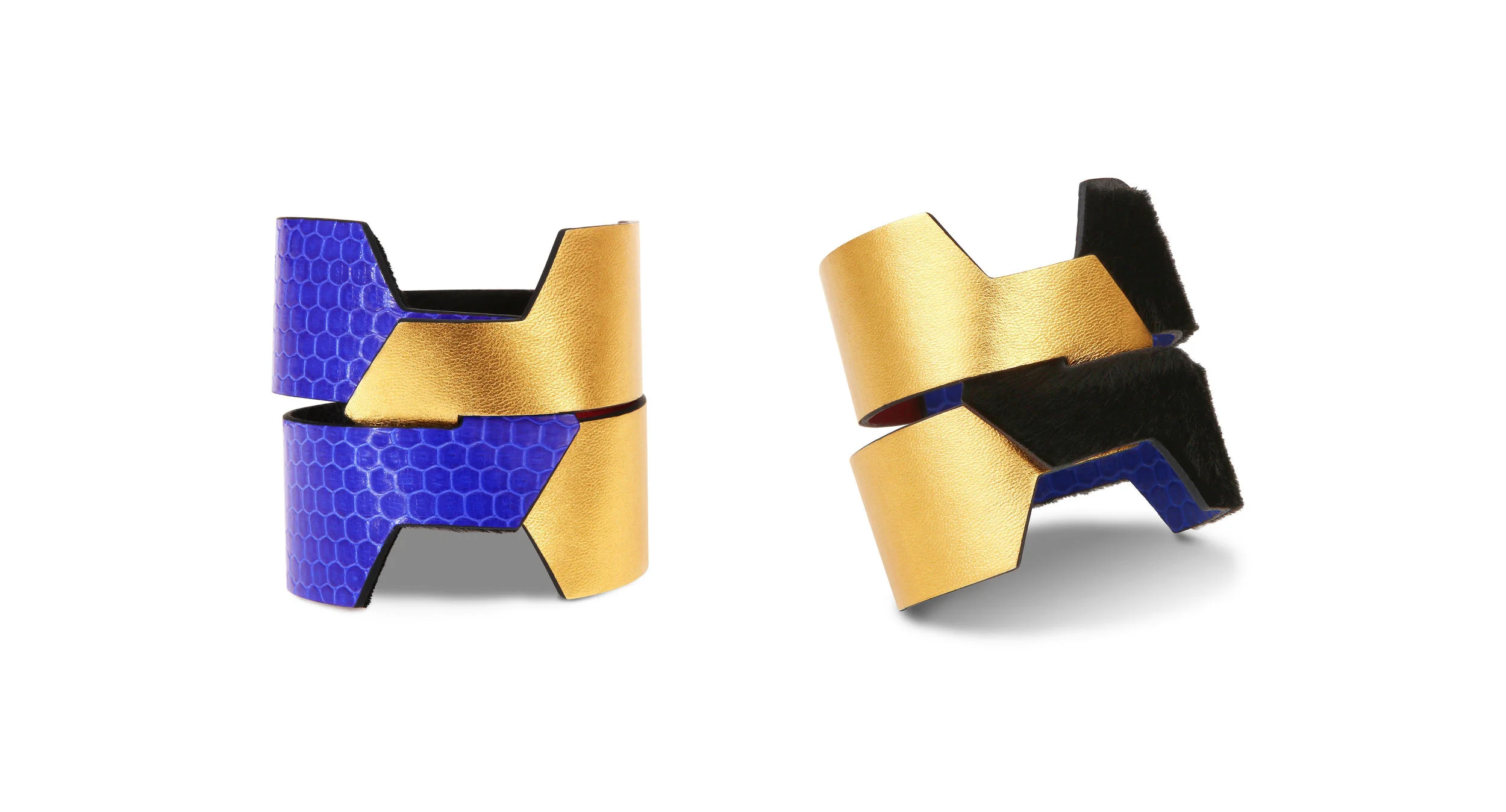 MADO - luxury leather cuff - manchette en cuir - Camille Roussel