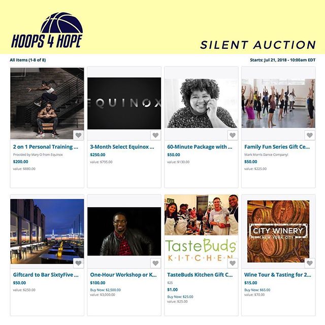 SILENT AUCTION IS LIVE!
.
As you might know, we&rsquo;re going to have a silent auction at next week&rsquo;s tournament! Are you bummed that you live out of town and are unable to come out to the event? NEVER FEAR.... the silent auction will be LIVE 