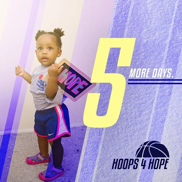 5 MORE DAYS!
.
We can’t believe the tournament is this week! We have so many exciting things planned for the big day, it’s not too late to register! Basketball players (16+ Male & Female), beginner to advanced, are welcome to compete in order to raise awareness about Juvenile Dermatomyositis, and to keep Christiana Powery’s memory alive! A portion of the benefits will go toward benefiting the Cure JM Foundation and AlsoTouch Foundation.
_____
WHEN: Saturday, July 28th | 9am-3pm
WHERE: Main Gym @ Baruch College | 55 Lexington Avenue, NY
To register, and for more information, please visit www.hoopsforhopetournament.org