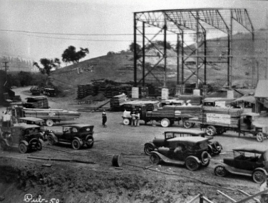 Stage 28 under construction