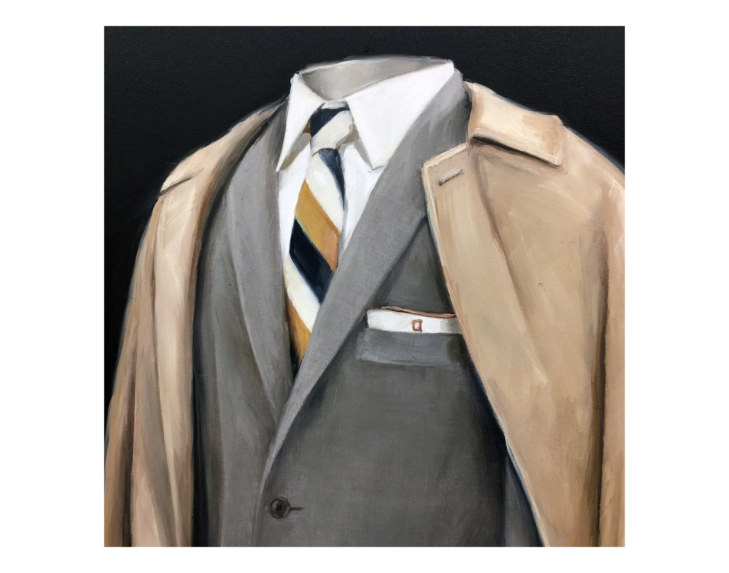 Don Draper's Brooks Brothers suit from Mad Men detail