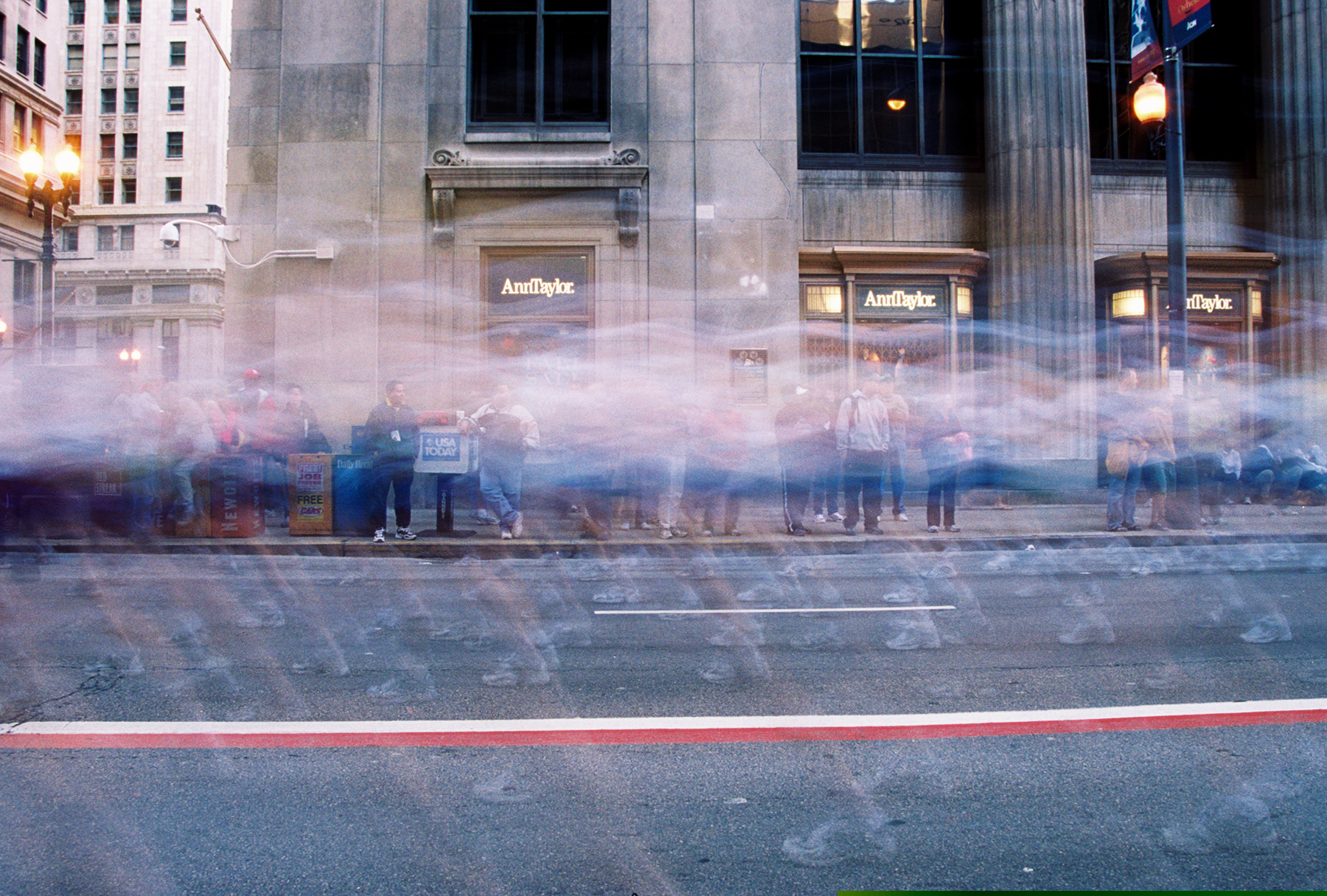 Chicago Marathon, circa 2004. (Remember film?)