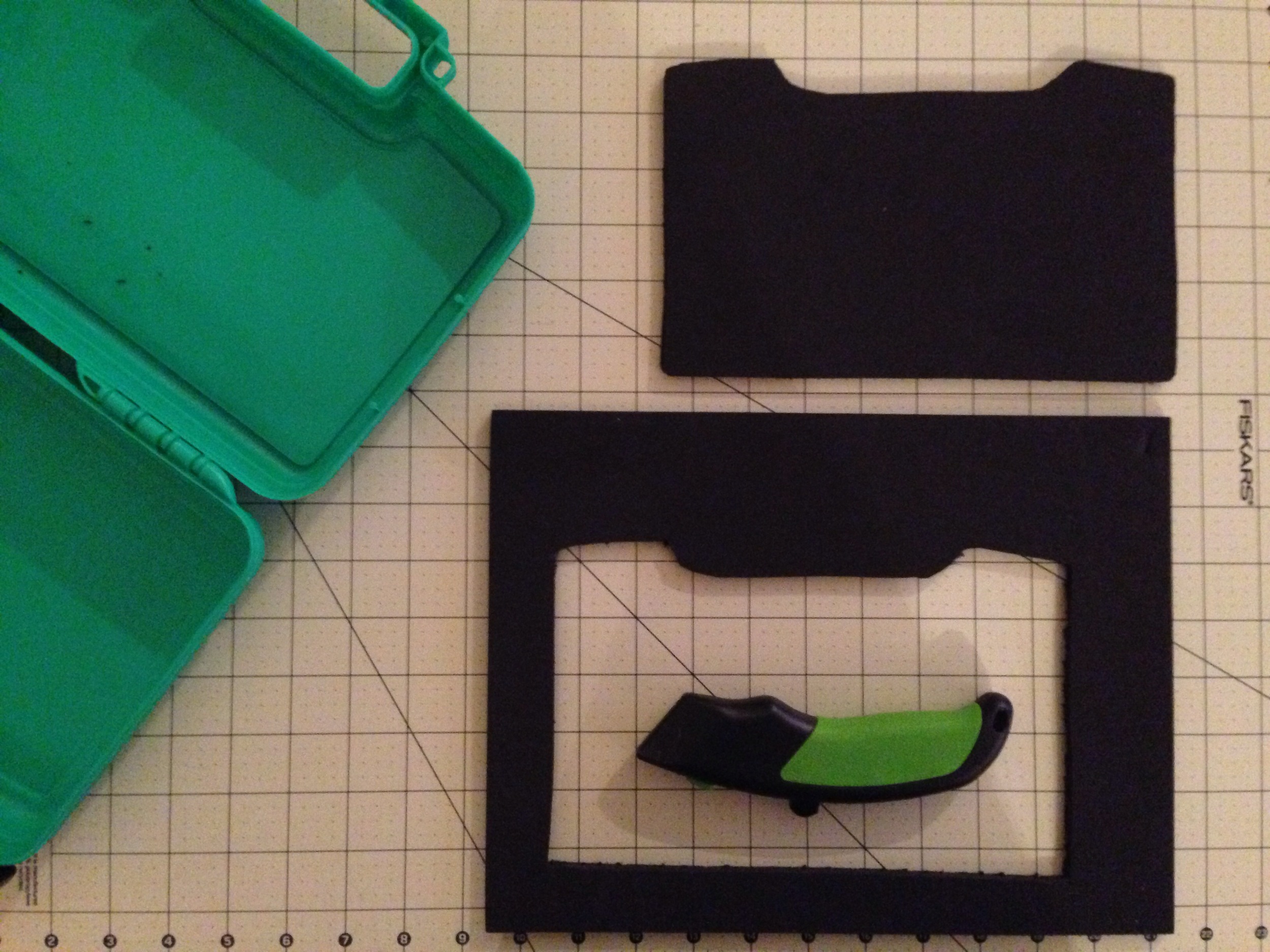 Use the indentation and trace around to create your case panels. 