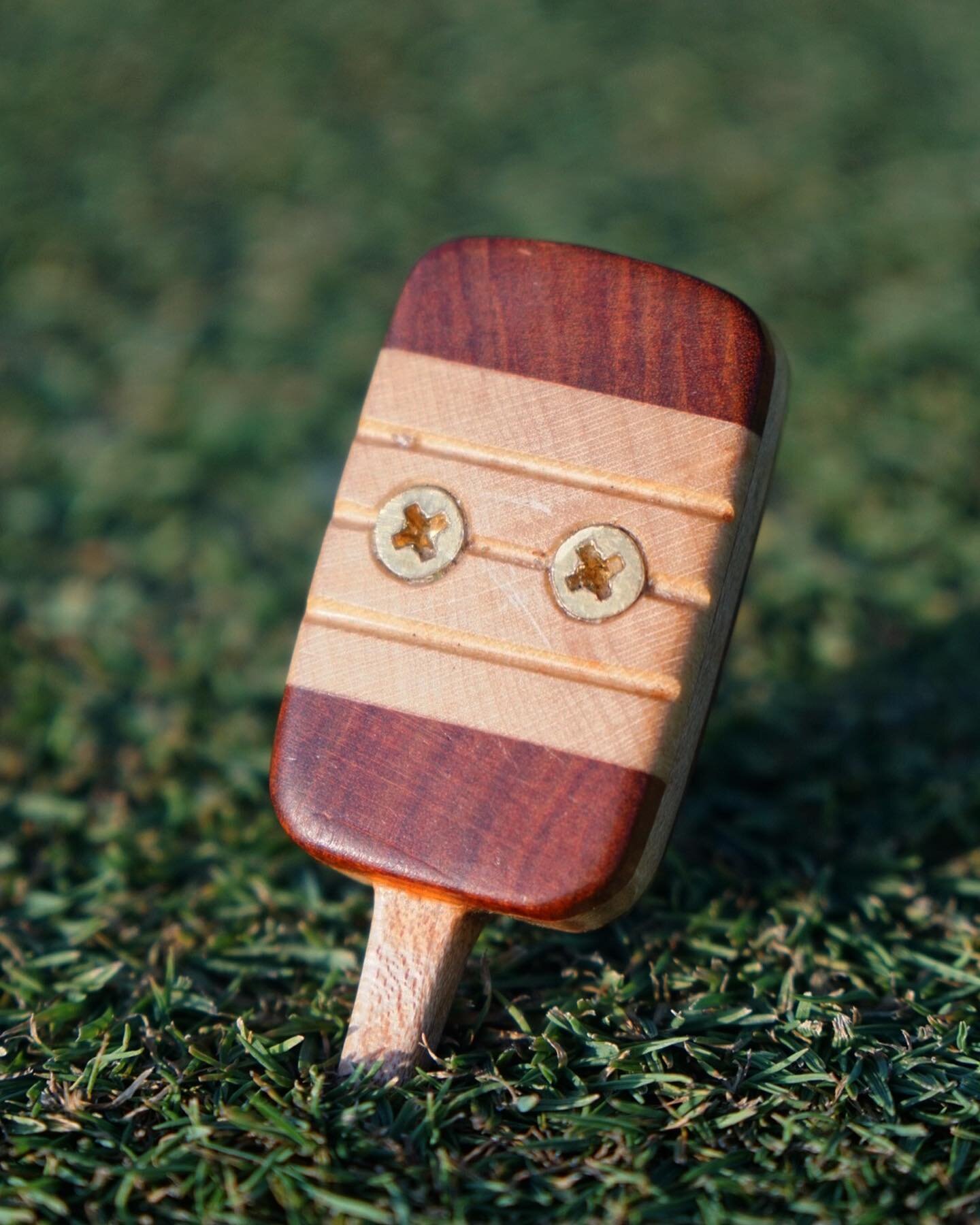 With golf season around the corner, have you considered how you&rsquo;ll be fixing your porch marks this year?  #persimmontool #persimmonmarker #handmade #golftools #ballmarker #repairyourpitchmarks